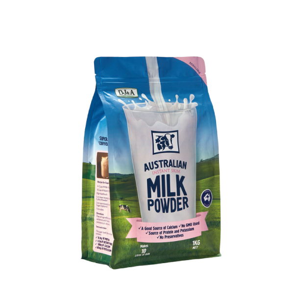 Flat Bottom Pouch for Powder Bags Milk Powder and Supplements