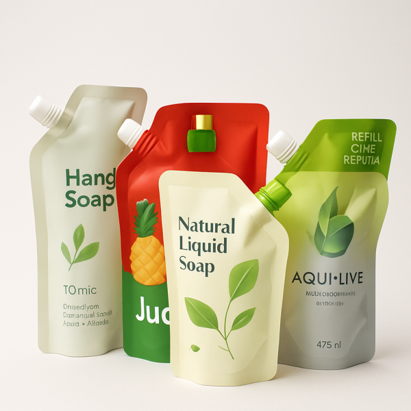 Food-Grade Material Spout Pouches for Liquids-A